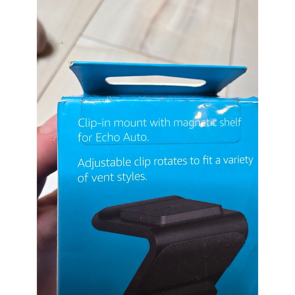 Amazon Echo Auto Air Vent Mount Magnetic Shelf Adjustable Clip B07DD6Y9X9 F3 - Picture 11 of 14